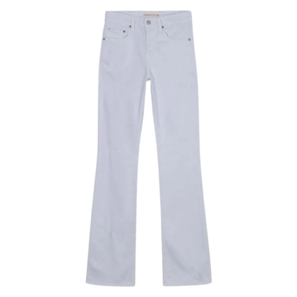 Calça Feminina Levi's Jeans Branco 725 Cintura Alta Bootcut Ref:LB7250061