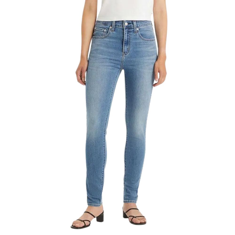 Calça Feminina Levi's Jeans Delavê 721 High Rise Skinny Cool Eco Performance REF: 188820697