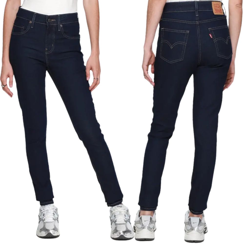 Calça Feminina Levi's 721 High Rise Skinny Lavagem Escura Ref:LB7210077