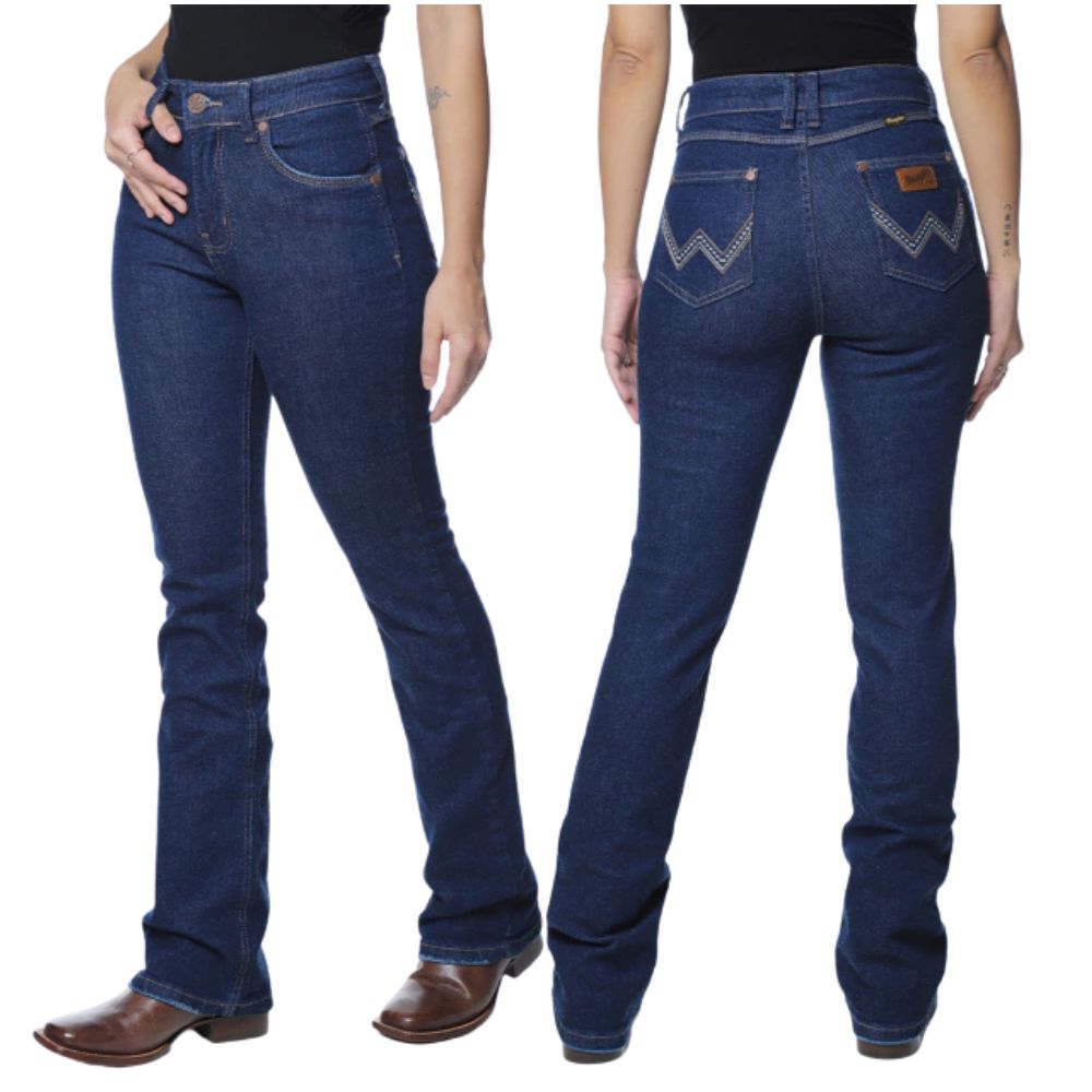 Calça Jeans Feminina Wrangler Com Lycra Flare Ref:09MWZSN32UN