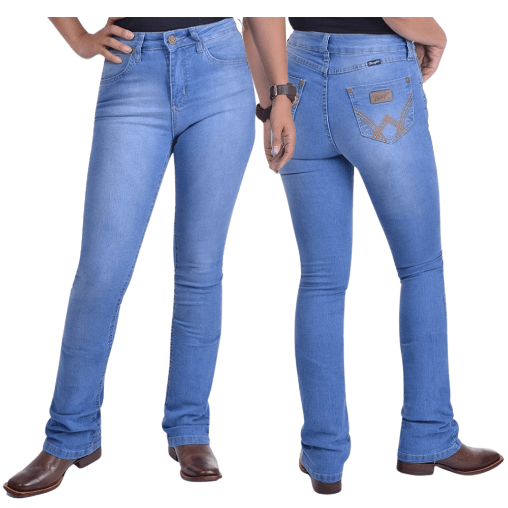 Calça Jeans Wrangler Feminina Azul - Ref.  09MWZDW32