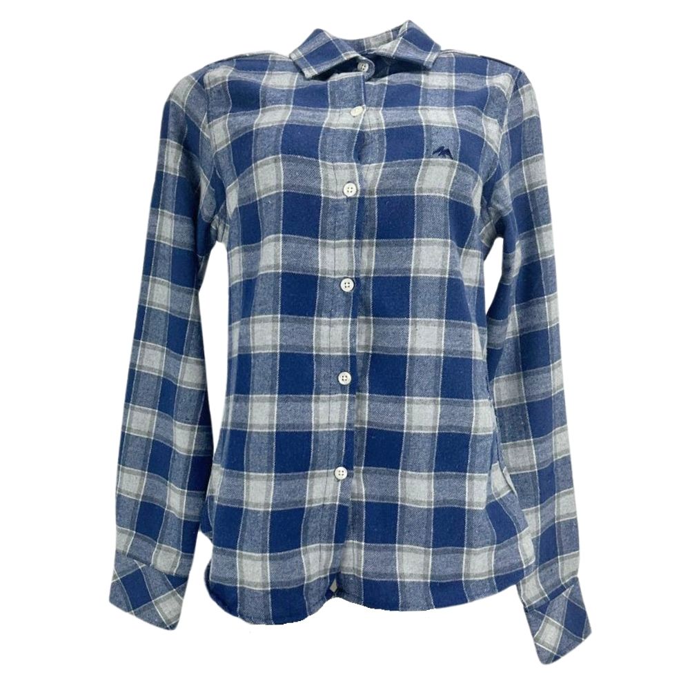 Camisa Feminina MX 72 Concept Flanela Mista Azul Marinho R. 24060