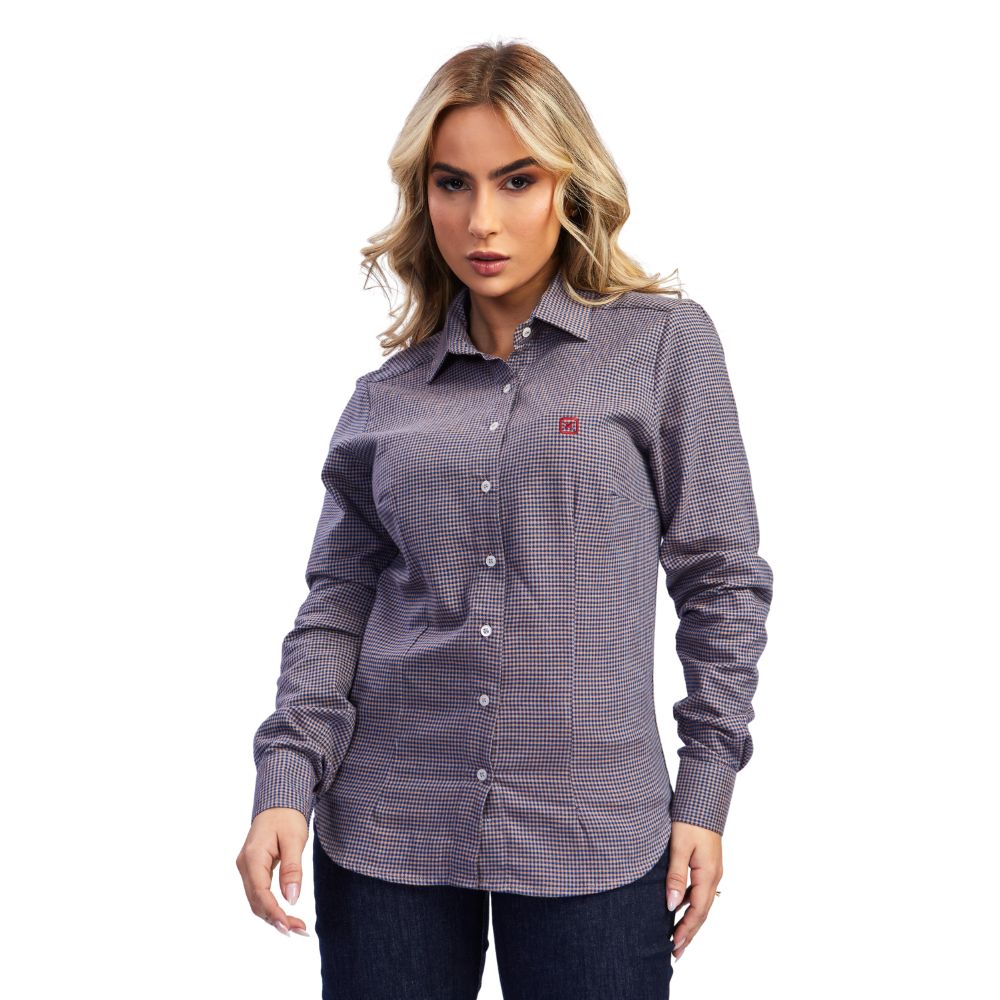 Camisa Feminina TXC Custom Azul Marinho - Ref: 12053L