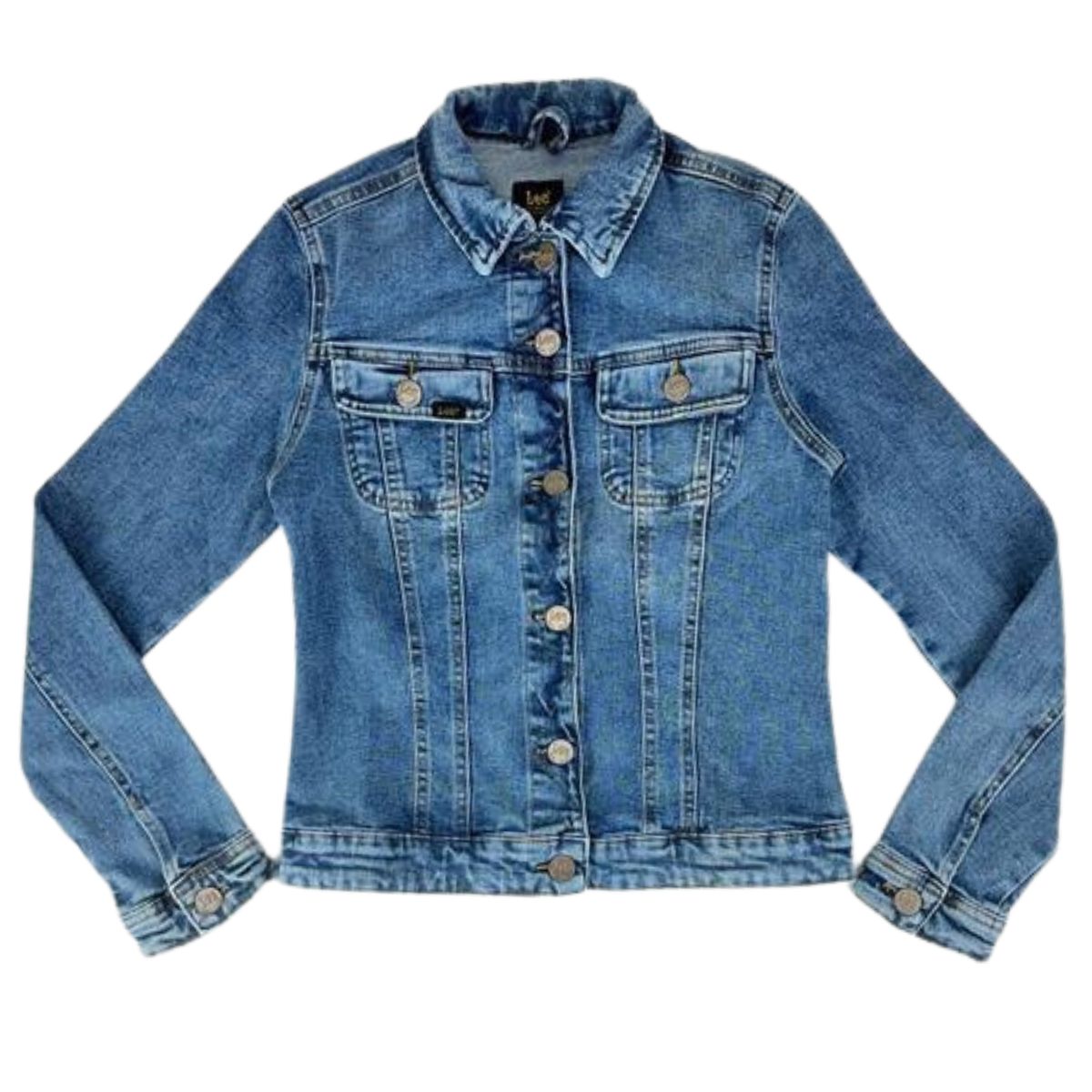 Jaqueta Feminina Lee Jeans Denim Stretch Firts Snow