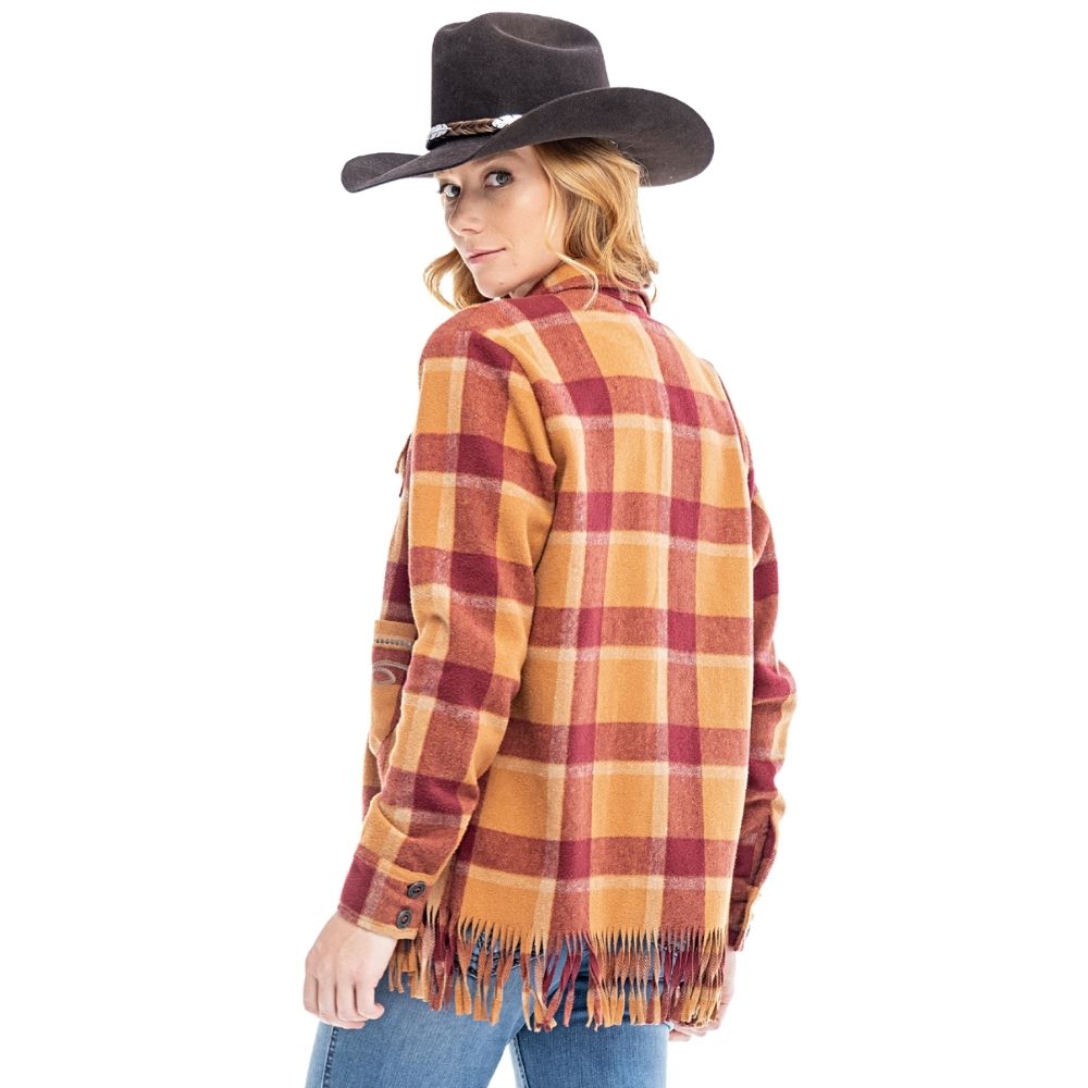 Camisa Femenina De Flanela Xadrez Com Capuz Plus Size Manga | Meses Sin Interés