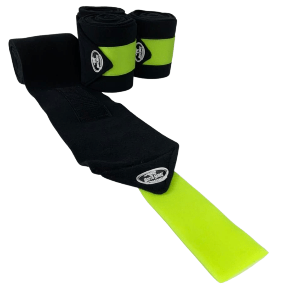Liga de Descanso Preta com Verde Neon Boots Horse REF 9592