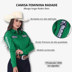 Camisa Radade Feminina Rodeo Ram Verde