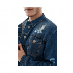 Jaqueta Jeans Masculina Txc Custom Ref. 7125