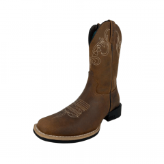 Bota Texana Feminina Jácomo Crazy Amêndoa - Ref. 1011/UF