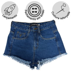 Shorts Feminina Texas Farm Jeans Adventure - Ref: SJF004