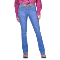 Calça Jeans Feminina Wrangler Delavê Boot Cut Ref. 09MWZIB32