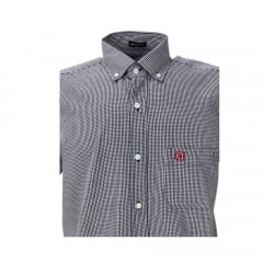 Camisa Masculina Txc Manga Curta Xadrez Azul - Ref. 2763C