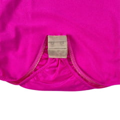 Body Infantil Top Country Manga Longa Rosa Pink Simples