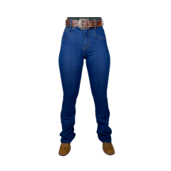 Calça Feminina Rodeio Country Flare Cintura Alta Lycra - Escolha a cor