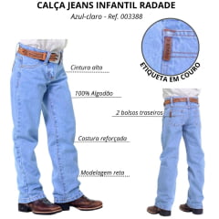 Calça Jeans Infantil Radade CL Relax - Ref. 003381