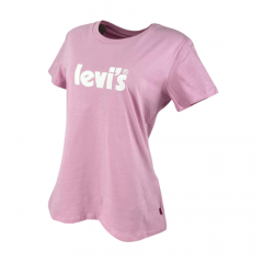 Camiseta Feminina Levis Manga Curta Ref. PC9-LB001-3160 Rosa