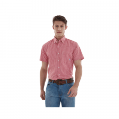 Camisa Masculina Txc Custom Xadrez Vermelho Ref: 2699C