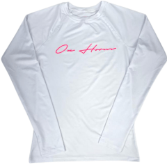 Camiseta Feminina OX Horns Manga Longa Branca - Ref.7507