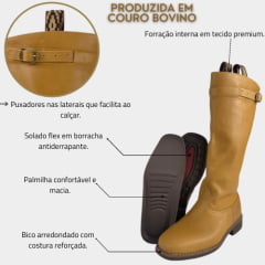 Bota Gaúcha Infantil ADS Couro Whisky Ref. 0536