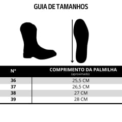 Bota Texana Feminina La Mexicana Com Brilho - Ref: 17-40121