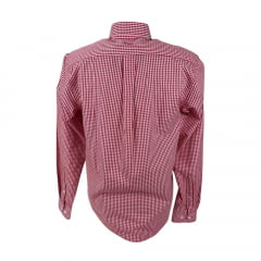 Camisa Masculina TXC Custom Xadrez Vermelho - Ref. 2705 L