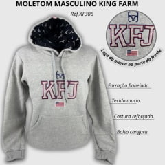Moletom Masculino King Farm Mescla - Ref. KF306