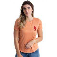 Camiseta Feminina West Dust Laranja Pardo REF TS25781
