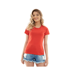 Camiseta Feminina Txc Vermelho Ref.4981