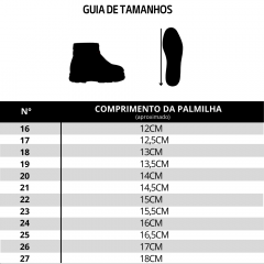 Coturno Infantil Caminhos da Roça Azul - Ref.KB34-4-KI39-4