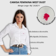 Camisa Feminina West Dust Manga Longa - Ref.CA 28211