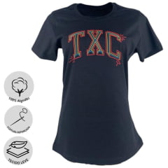 Camiseta Feminina TXC Manga Curta Logo Colorida Ref.50713