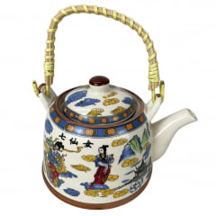 Chaleira Para Chá Teapot Cerâmica Oriental - Ref. 4013