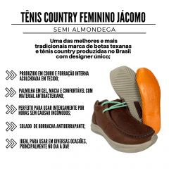 Tênis Destroyed Feminino Jácomo Semi Almondega Ref:T021/TUG2