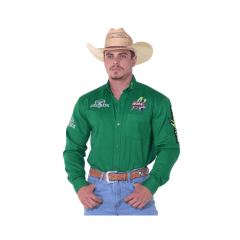 Camisa Masculina Bordada Radade Green Bull - Escolha a cor