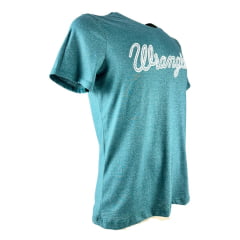Camiseta Masculina Wrangler TShirt Verde Mescla Ref:WM5506MU