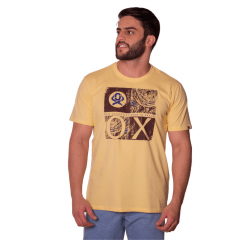 Camiseta Masculina Ox Horns Amarela - REF:1533