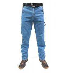 Calça Country Carpinteira Masculina Tradicional Azul