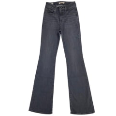 Calça Jeans Feminina Levi's Preta726 Hipersoft Slim A3410003