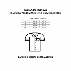 Camiseta Polo Masculina Os Moiadeiros Rosa - REF: CPM 1918