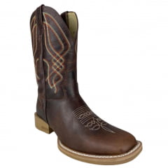 Bota Texana Masculina Jácomo Fóssil Oil Café - Ref. 3101/UMA