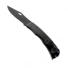 Canivete Afi- Corte Azevedo Inox Desenho de cão - Ref.CV11