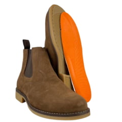 Botina Masculina Garotti Laredo Couro Nobuck - Escolha a cor