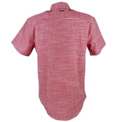 Camisa Masculina TXC Manga Curta Xadrez Vermelho Ref. 29085C