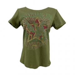 Camiseta Feminina Minuty Estampada  - Ref.1286 - Escolha a cor