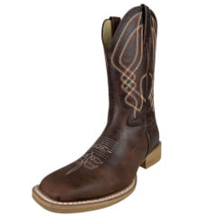 Bota Texana Masculina Jácomo Fóssil Oil Café - Ref. 3101/UMA