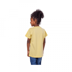 Camiseta Infantil Menina Ox Horns Amarela  Ref: 5109