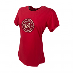 Camiseta Feminina Txc Custom Bordado Vermelha- Ref. 50255