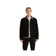 Jaqueta Masculina Levi's Sherpa Trucker Preto Ref. 163650054