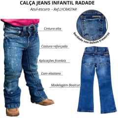 Calça Jeans Infantil Radade Com Lycra - Ref. Lycra Star