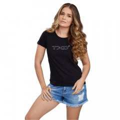 Camiseta Feminina Txc Custom Preto Ref: 50210